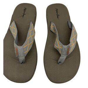 Maui And Sons Mens Flip Flops Sandals Size 11 Green Thong Slippers Beach Casual